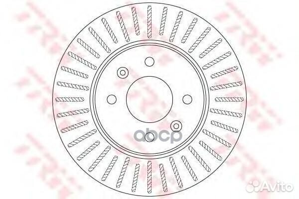 Диск тормозной solaris/RIO 12-17 передний DF619