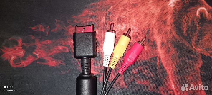 Переходник с тюльпанами для sony Play Station 3