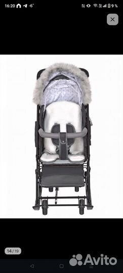 Санки коляска nika