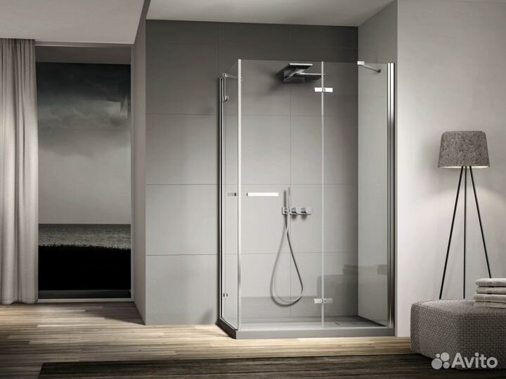 Душевая из стекла под ключ
