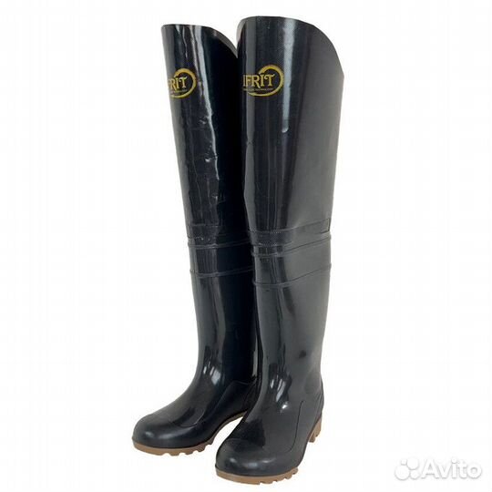 Сапоги рыбацкие пвх муж. ifrit kelpi цв.Черный р.4