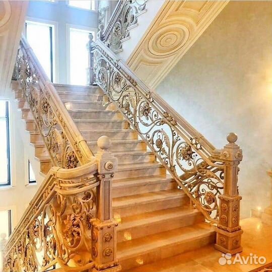 Перила кованые для лестниц