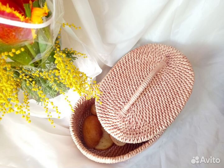 Хлебница плетеная