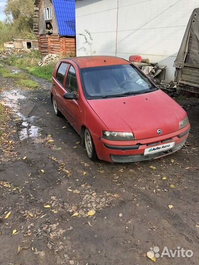 FIAT Punto 1.2 МТ, 2000, битый, 150 000 км