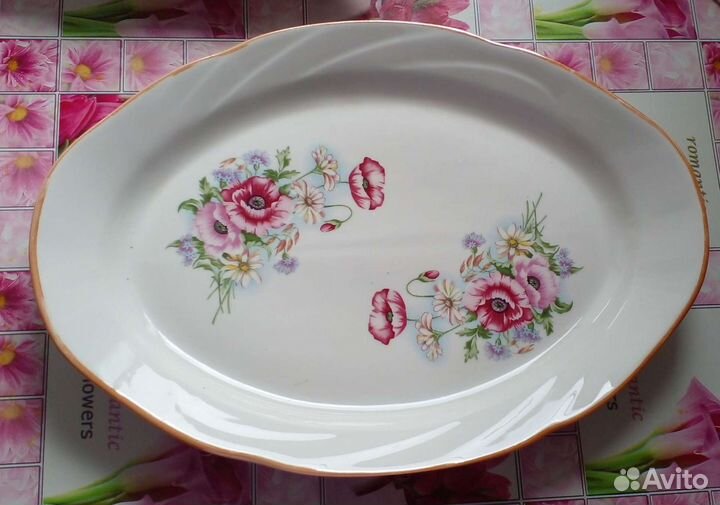 Блюдо фарфор СССР