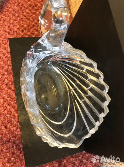 Ваза конфетница хрусталь