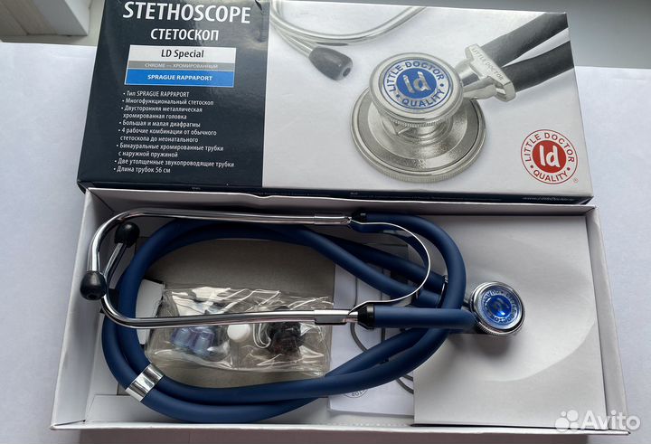 Стетоскоп хромированный little doctor