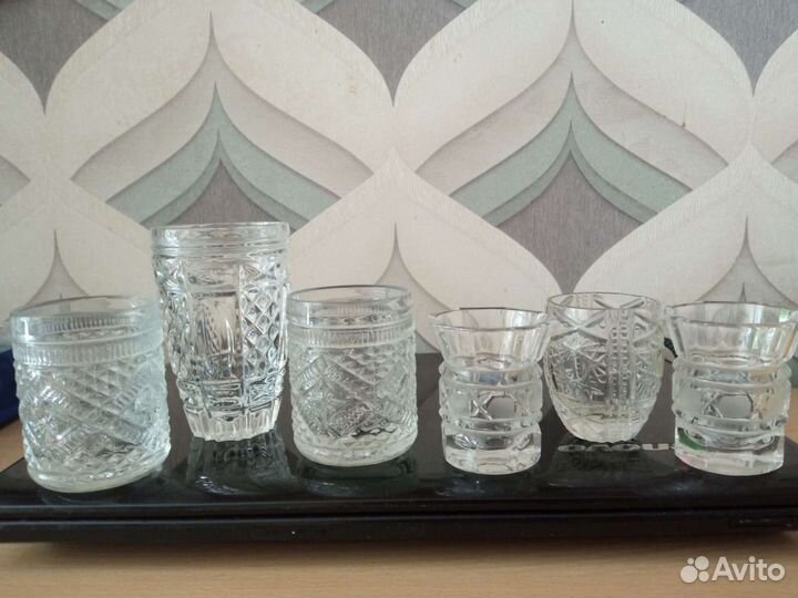 Рюмки.Фужеры.Стекло.ссср.Чехия