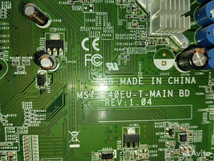 Основная плата, блок питания и инвертор ЖК Toshiba