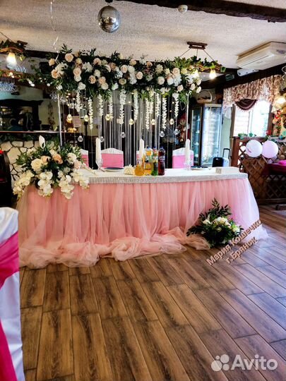 Свадебное оформление/ Пирамида из шампанского