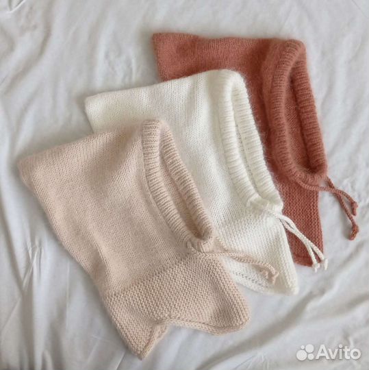 Женский капор из пуха норки