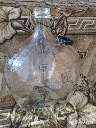 Бутыль стеклянная 50 литров