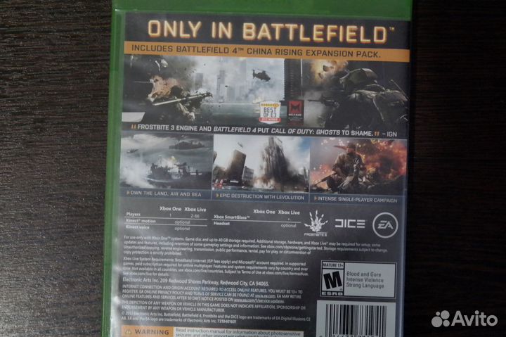 Игра X BOX ONE Battlefield 4