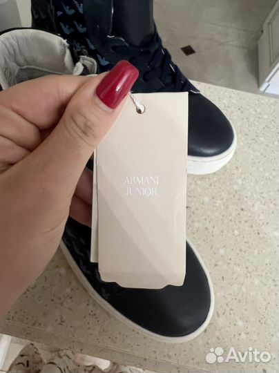 Кеды детские Armani junior оригинал новые