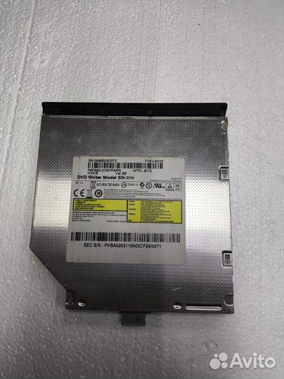 Привод DVD+RW Toshiba-Samsung SN-208 8x SATA 12.7