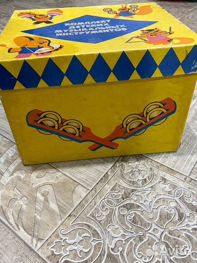 Коробка для комплекта детских музыкальных