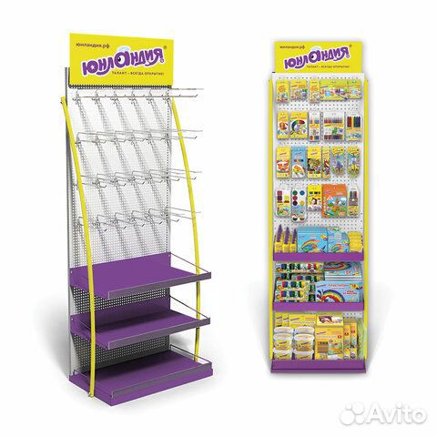 Стойка размещения товара напольная юнландия, 2050x