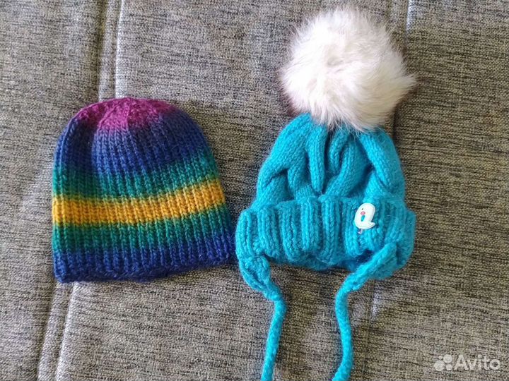 Детские шапочки 0-6м