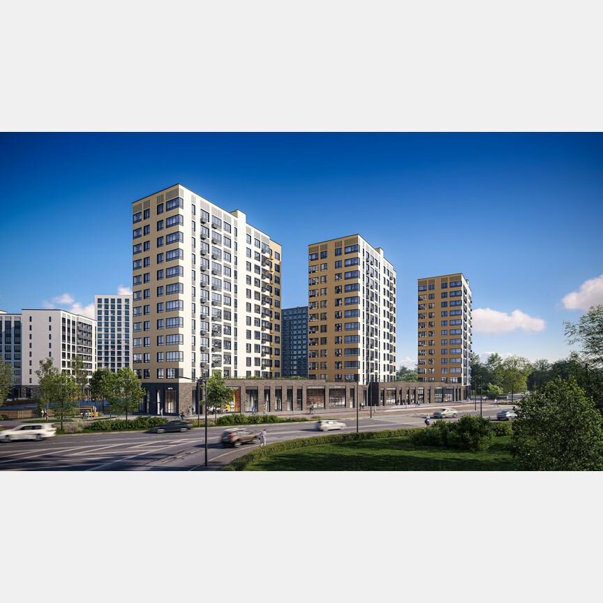 4-к. квартира, 65 м², 16/17 эт.