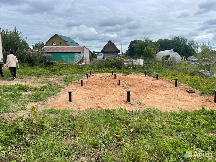 Сваи винтовые для террасы