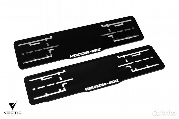 Премиум рамки госномера Mercedes-Benz