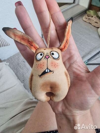 Ёлочная игрушка Зайка