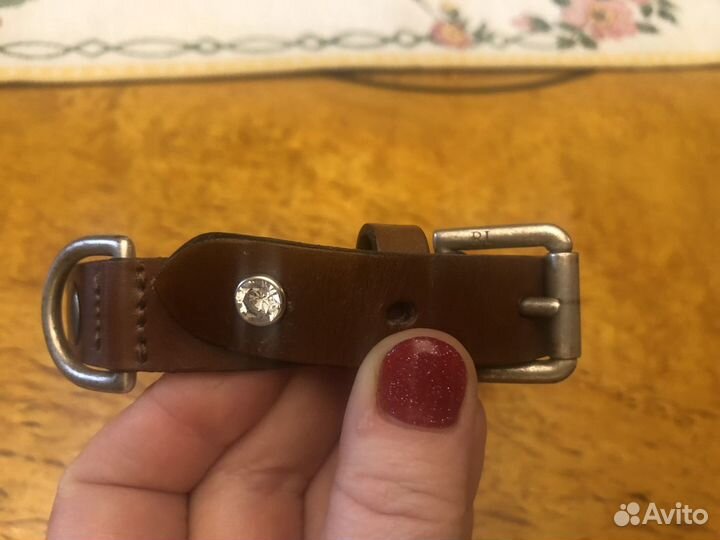 Ralph Lauren кожа ошейник
