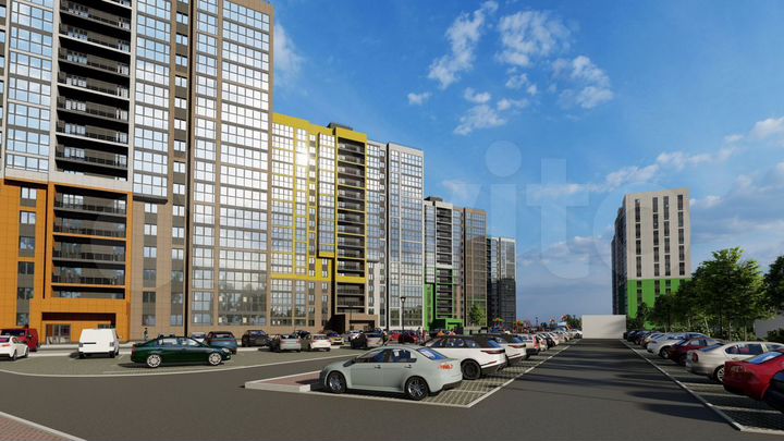 2-к. квартира, 49,9 м², 11/16 эт.