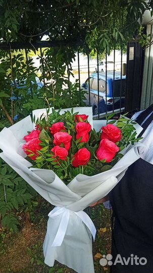 Букет из роз Эквадор 50 см