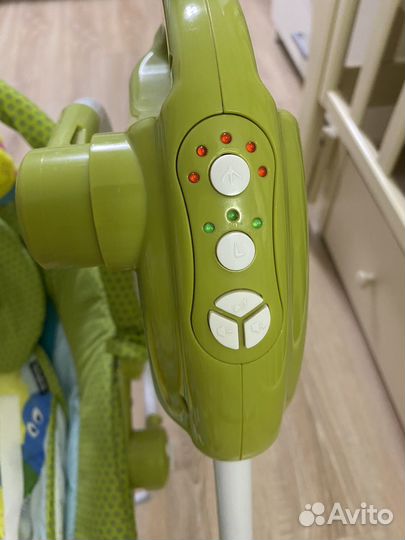 Детские электронные качели шезлонг