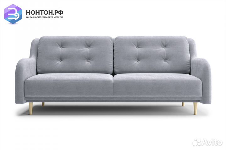 Диван книжка Глосс серый