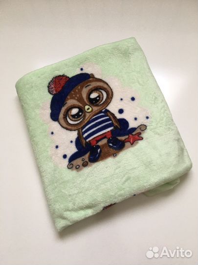 Детский плед новый плюш