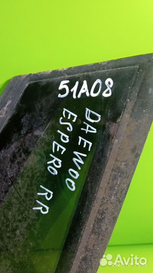 Стекло кузовное заднее правое для Daewoo Espero