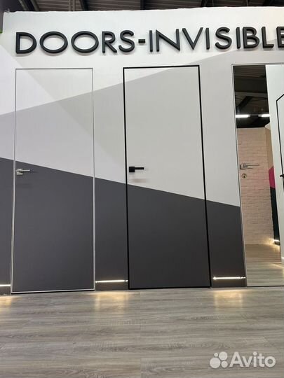 Межкомнатные скрытые двери в наличии и на заказ