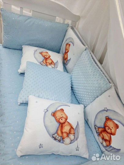 Комплект в кроватку 6 предметов