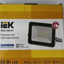 Прожектор светодиодный iEK 30Вт 6500К IP65