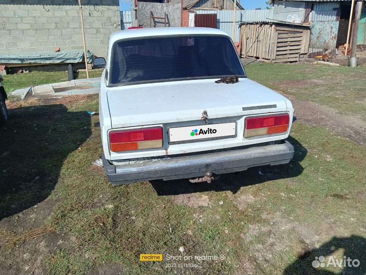 ВАЗ 2107 1.5 МТ, 2001, 4 796 км