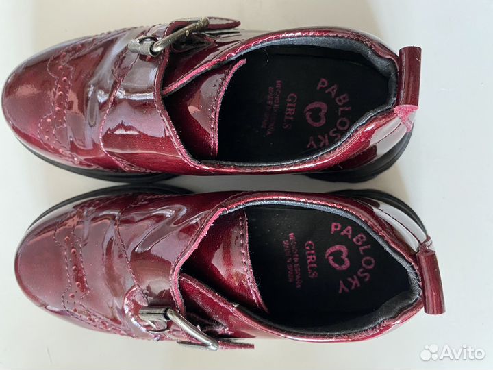 Ботинки туфли лоферы для девочек, 29