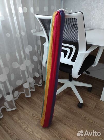 Гамак полотняный 200*80см.дерев.планка