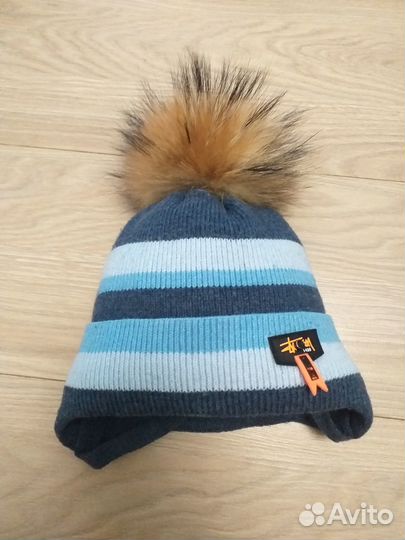 Шапка зимняя для мальчика 1-2 года