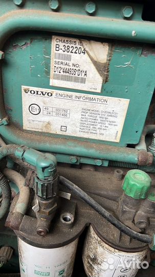 Двигатель d12d volvo