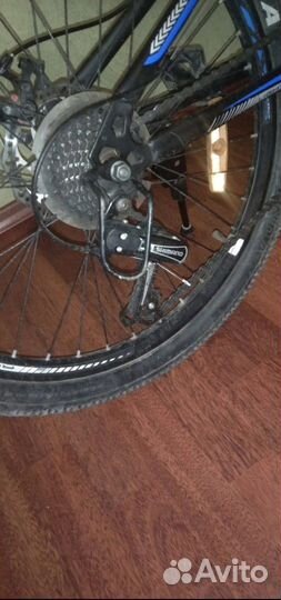 Велосипед мд 100 синего цвета 21 скорость