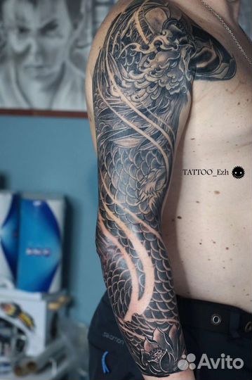 Тату мастер.Художественная татуировка. Tattoo-Ezh