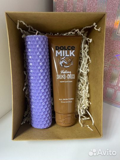 Набор подарочный свечи крем для рук