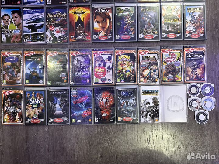 Коллекция Дисков 38 PSP UMD Одним лотом и поштучно