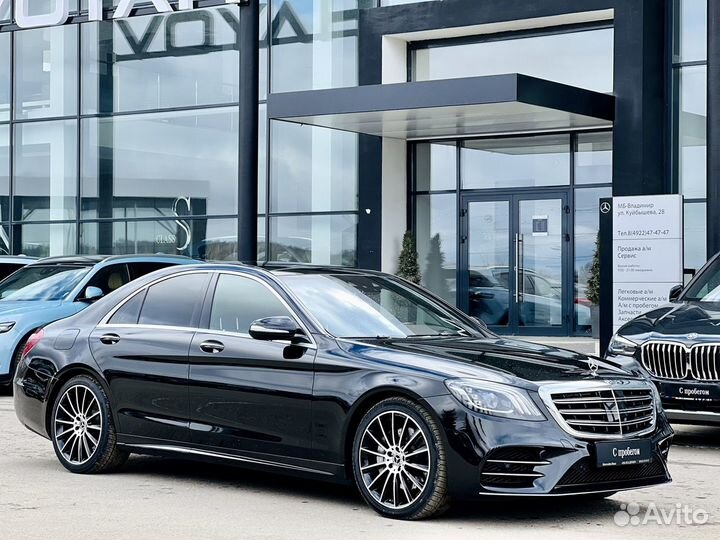 Mercedes-Benz S-класс 2.9 AT, 2019, 155 000 км