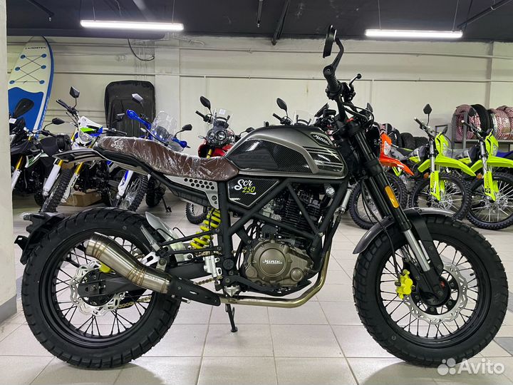 Мотоцикл 250сс Minsk SCR Scrambler 6кпп в наличии