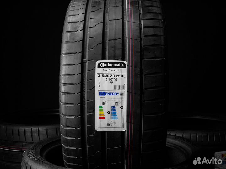 Continental ContiSportContact 7 315/30 R22 и 285/35 R22