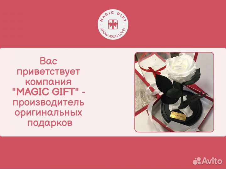 Роза в колбе. Оригинальный подарок