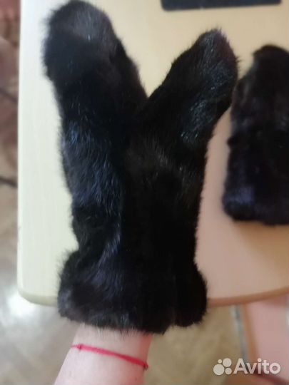 Рукавички норковые